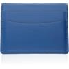 ALFIERI & ST. JOHN Porta carte in pelle blu china