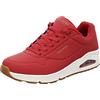 Skechers Uno Stand On Air, Scarpe da Ginnastica Uomo, Dark Red, 43 EU