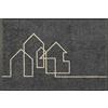 Wash+Dry tappeto Linestreet 50x75cm, adatto per interni ed esterni, lavabile