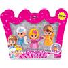 FAMOSA ITALIA SRL Pinypon Blister 3 Principesse, Personaggi Pinypon, Abiti e Accessori Combinabili, Gioco Creativo, Bambole Pinypon