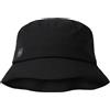 Buff Rain Bucket hat, Solid black
