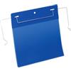 Durable 175207 - Buste con Filo Metallico di Aggancio, 329 x 226 mm (L x H), Confezione da 50 Pezzi, Blu