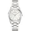 Bulova Orologio Analogico al Quarzo Donne con Cinturino in Acciaio Inossidabile 96P228