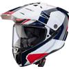 Caberg Casco Moto Integrale Adventure Caberg TANAMI SCRAM Bianco Ro