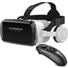 Hoorawwi VR Headset 3D Occhiali di realtà virtuale Viewer Box VR Occhiali Kit per iPhone 15 14 13 12 Pro Max Plus Samsung Galaxy S24 S23 S22 S21 Edge ecc IOS Android Smartphone per adulti e bambini