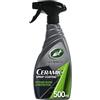 Turtle Wax Hybrid Solutions Ceramic Spray Coating, cera auto ad alta brillantezza, protezione durevole della vernice, estremo di perlage dell'acqua, sicura su vetri, cerchi, rifiniture e altro, 500 ml