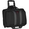 WENGER Cartella con Ruote Granada, Borsa Trolley Porta PC, Notebook 15,6", 29 l, Uomo Donna, Ufficio Lavoro Università Scuola, Nero, 600659