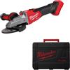 Milwaukee M18 FSAGF125XB-0X Smerigliatrice Angolare A Testa Piatta 125 Mm Con Interruttore a Slitta E Freno M18 FUEL™
