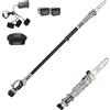 Volpi KVS7000P 2 Batterie 4 Ah Potatore A Catena Con Asta Telescopica Max 250 Cm Batteria Brushless Taglio ⌀ 160 mm Lubrificazione Automatica Barra da 19 Cm