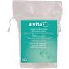 Alvita - Maxi dischetti di cotone 100% puro cotone 50 pezzi