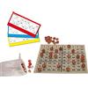Teorema Giocattoli Teorema- Tombola Italiana in Legno, Tavolo per Famiglia con Tabellone, Numeri e 90 Cartelle, Gioco di società per Feste e Natale, Multicolore, small, VD40423