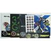 TOMY Beyblade X Clear File & Sticker DMM Kuji Prize F set completo di 5