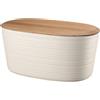 Guzzini Tierra Cassetta pane con tagliere in bamboo bianco latte cod.179600156