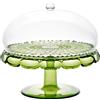 Guzzini Tortiera con alzata Vanity verde Ø30 x h27,7 cm cod.131901SAC13