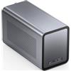 Jonsbo Case Mini Tower Grigio in Alluminio e Acciaio per PC