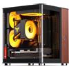 Jonsbo Case PC Mini Tower Nero con Vetro Temperato e Legno