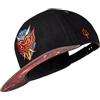 Cadency Snapback Cappellino da baseball, da uomo e da donna, con visiera dritta, misura regolabile, unisex, Devil - Nero, Taglia unica