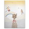 A.S. Création WTD DD129373 - Stampa su tela per cameretta dei bambini, motivo: circo, tigre, multicolore, beige, 30 x 40 cm