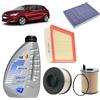 OP Kit tagliando 4 filtri + 4L olio Q8 Elite 0W-30 per Citroen C4 II 1.6 gasolio 2009+