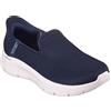 Skechers Go Walk Flex Relish, Sneaker Donna, Navy Textile Trim, 37.5 EU