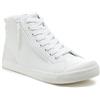 Rocket Dog Jazzin Hi Plush Foam Comfort Hi-Top Sneaker, Poliuretano bianco., 40 EU