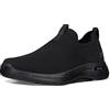 Skechers Go Walk Arch Fit Iconic, Scarpe da ginnastica Uomo, Nero, 45.5 EU