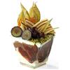 Coppetta rombo finger food in polistirene trasparente cl 9 (25 pezzi) - Trasparente - Polistirene (ps)