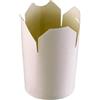 DUNI Contenitore monouso wok chiudibile duni in cartone bianco cl 81 (29 pezzi) - Bianco - Cartone,pe