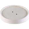 DUNI Coperchio monouso in cartone bianco per coppetta duni cm 9,7 (25 pezzi) - Bianco - Cartone,pe