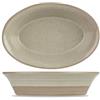 CHURCHILL Pirofila ovale igneous churchill in stoneware cm 18x12,2 (2 pezzi) - Stoneware,gres Porcellanato Vetrificato - Beige Verdastro,nocciola