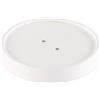 DUNI Coperchio monouso in cartone bianco per coppetta soup duni cm 11,6 (25 pezzi) - Bianco - Cartone,pe