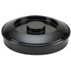 - Porta tortillas con coperchio in plastica nera cm 18 - Nero - Polipropilene (pp)