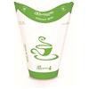 Bicchiere monouso butterfly in carta double wall bianca e verde cl 36 (25 pezzi) - Carta - Bianco,verde
