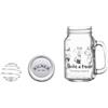 KILNER Barattolo milk & shake kilner in vetro con tappo in alluminio e molla in acciaio cl 54 - Trasparente - Vetro,alluminio,acciaio