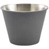 Stampo ramekin in acciaio inox antracite cl 33 (5 pezzi) - Acciaio Inox - Grigio Antracite