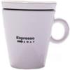 Tazza espresso away con coperchio in tritan bianco cl 7 - Bianco - Tritan