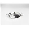 100% CHEF Mini paellera xs 100% chef in acciaio inox cm 10 (6 pezzi) - Acciaio - Acciaio Inox