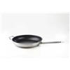 Padella bassa induzione 2 manici in acciaio inox cm 32 - Acciaio Inox - Acciaio,nero