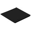 COMAS Vassoio quadrato lab in porcellana nera cm 18,5 (6 pezzi) - Nero - Porcellana