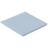 COMAS Vassoio quadrato lab in porcellana azzurra cm 18,5 (6 pezzi) - Azzurro - Porcellana