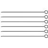 Tramontina 26499/002 - Set spiedini alla griglia, 6 unità, Lunga 20 cm