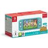 Nintendo Switch Lite Turchese + Animal Crossing New Horizons + NSO 3 mesi