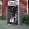 BIRCHTREE 1.8 m x 1 m tenda impermeabile anti-UV Bike Storage capanno moto cortile telaio in acciaio PE cerniera porta piccola grigio