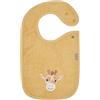 Sterntaler Bavaglino giraffa kaya - cotone assorbente con dolce applicazione - pratica chiusura a bottone sulla spalla - morbido & delicato sulla pelle per bambini - regalo dalla nascita, ocra