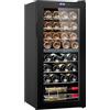 VEVOR Cantinetta per Vini Portabottiglie Capienza 32 Bottiglie, Frigo per Vini Doppia Zona Doppia Temperatura, Conservazione di Vini Rossi e Bianchi, Porta in Vetro Temperato con Protezione UV