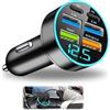 Aivane 6-Porte Accendisigari Auto USB per Tipo-C Android, 66W Dual PD & 3.1A Caricatore Auto Presa USB con Voltmetro LED Compatibile con MacBook Pro, iPhone, iPad, Samsung Galaxy Phone Devices