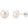 Orovi Orecchini Donna Argento 925 Orecchini a Lobo con 2 Perle Coltivate, gioiello anallergico confezionato in un elegante astuccio portagioie