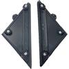 cantondz 2xCopertura per Specchietto Retrovisore Esterno 1 paio specchietti retrovisori esterni auto copertura bandiera sinistra destra 1SH16KXAA 1SH17KX7AA Compatibile con FIAT 500 2012-2017