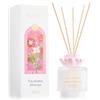 COCORRÍNA Profumo per Ambienti con 8 Bastoncini di Fragranza 200ml, Eucalyptus & Freesia, Lunga Durata, Profumo per Bagno, Soggiorno, Camera da Letto, Decorazione per Scaffali (Fiore di Gesso)