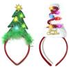 songyea 2 cerchietti a LED, per albero di Natale, luminosi, per bambini, adulti, Natale, feste, cosplay